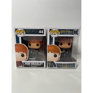 Funko Pop! ~ Harry Potter Ron Weasley #02 & 44 Vinyl Figure ~ NEW in Box